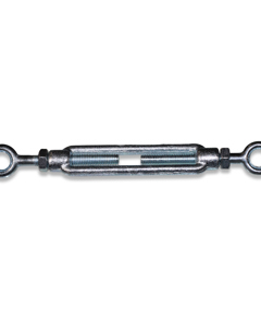 Turnbuckle M8 eye/eye w/counter nuts DIN 1480 galv.